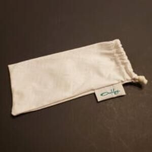 Oakley pouch drawstring bag cleaning cloth white. Perfect shape. Size 6.5"X3".